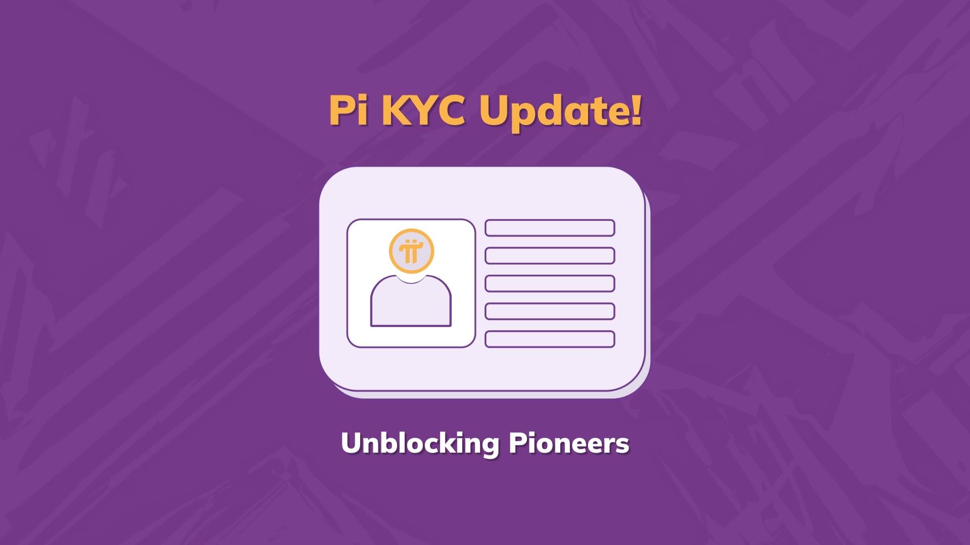 KYC Process Update for Pioneers