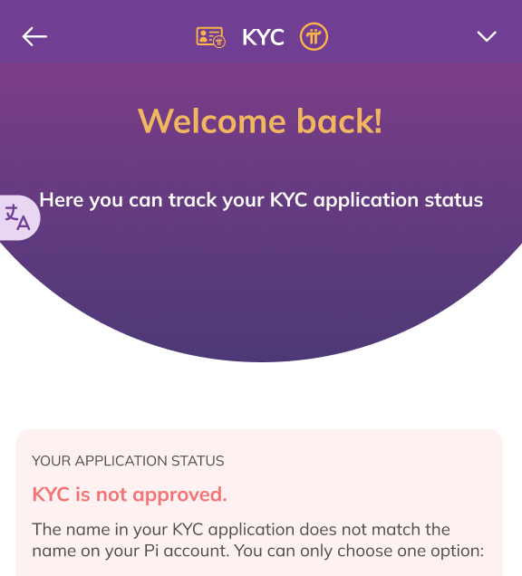 KYC name mismatch