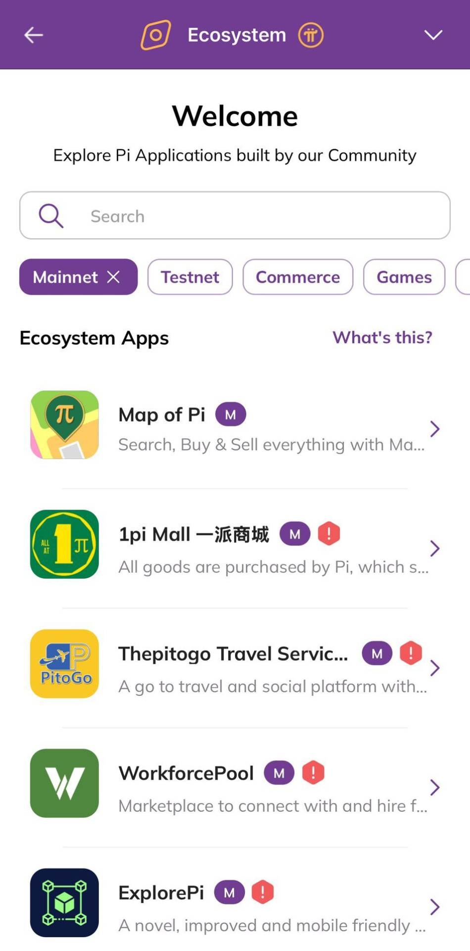 ecosystem ui update