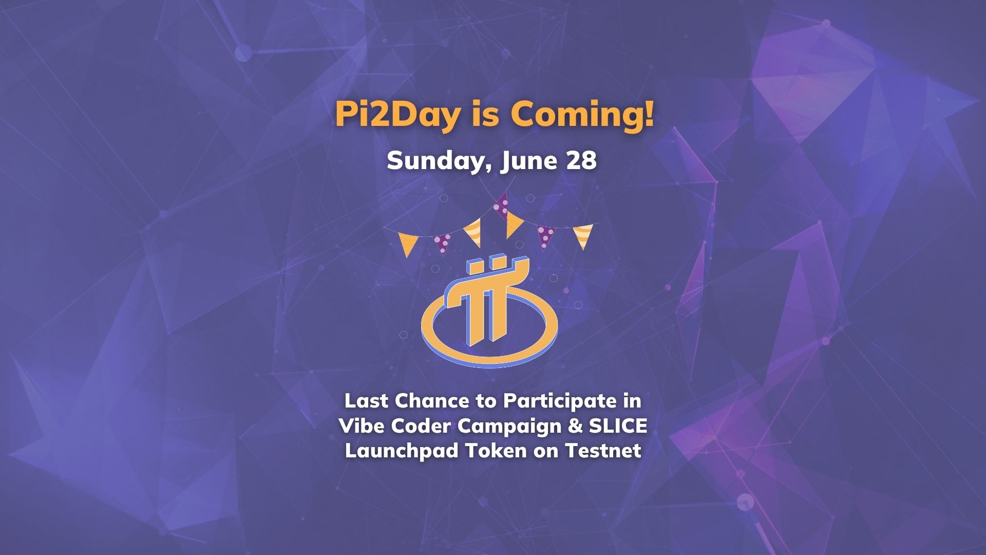 celebrate ahead of pi2day banner