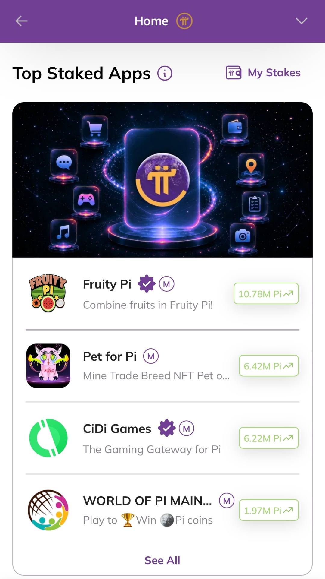 ecosystem directory staking design update